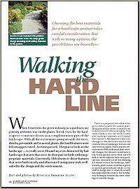 Walking hard line